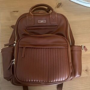 Jujube Brown Authentic Leather Diaper Bag. Great Condition!